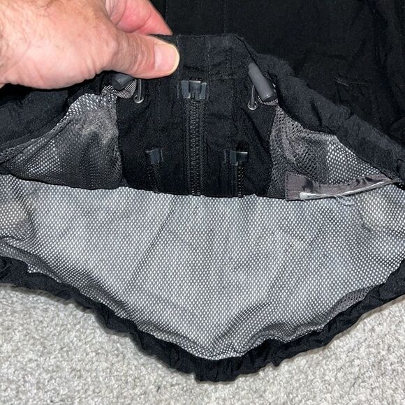 Hooded Black/White North Face Hyvent Waterproof Rain Parka Coat Jacket Youth XS - Picture 7 of 8